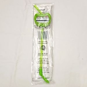 Green Slurpee Spoon straw